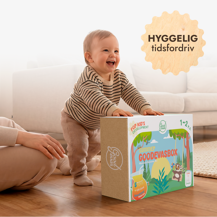 Årlig abonnementspakke med leker (1–2 år) — GoodevasBox