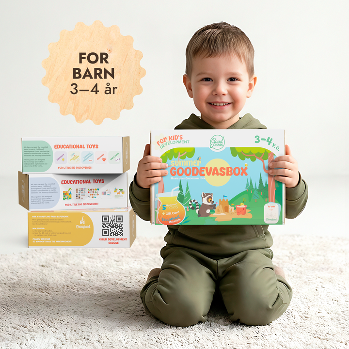Vårpakke med leker (3–4 år) — GoodevasBox