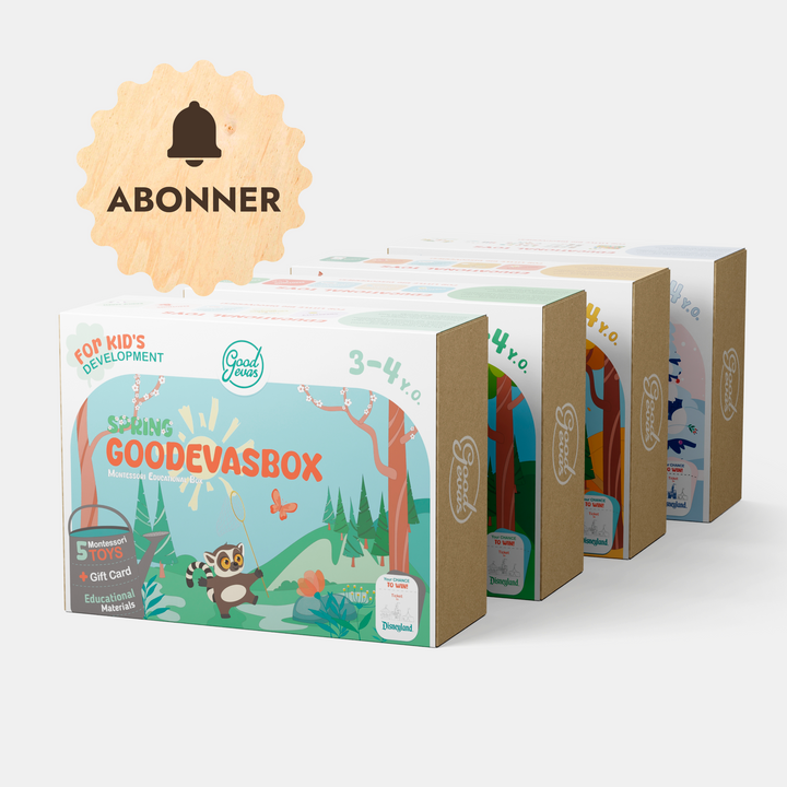 Årlig abonnementspakke med leker (3–4 år) — GoodevasBox