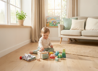Årlig abonnementspakke med leker (1–2 år) — GoodevasBox