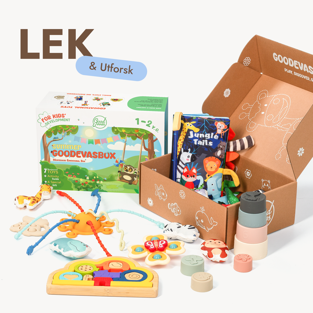 Sommerpakke med leker (1–2 år) — GoodevasBox
