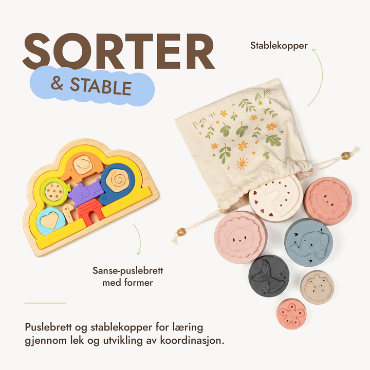 Sommerpakke med leker (1–2 år) — GoodevasBox