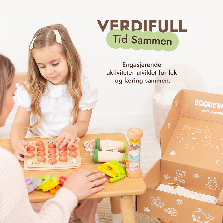 Sommerpakke med leker (3–4 år) — GoodevasBox