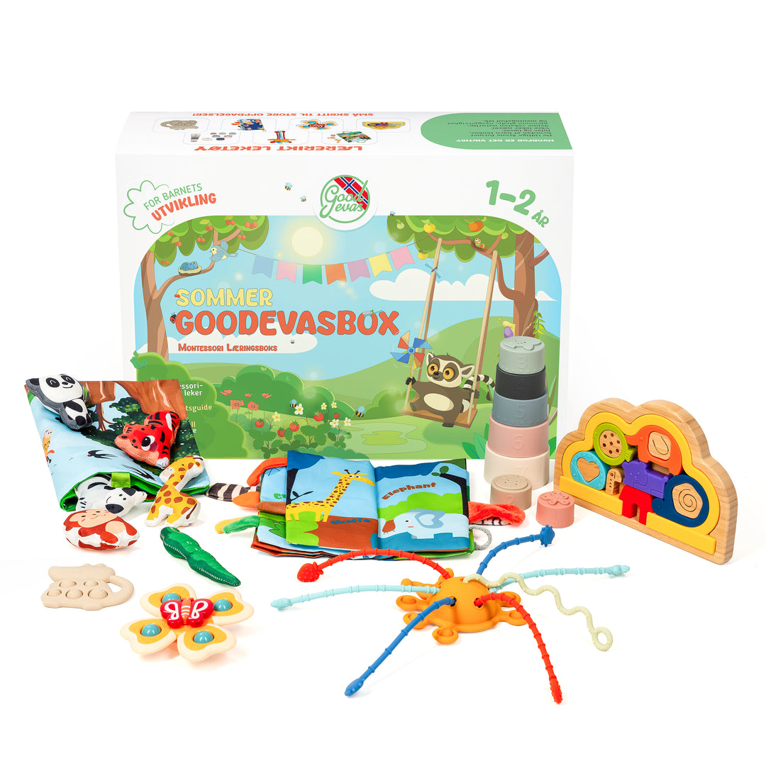 Sommerpakke med leker (1–2 år) — GoodevasBox