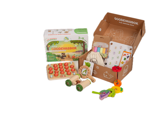 Sommerpakke med leker (3–4 år) — GoodevasBox