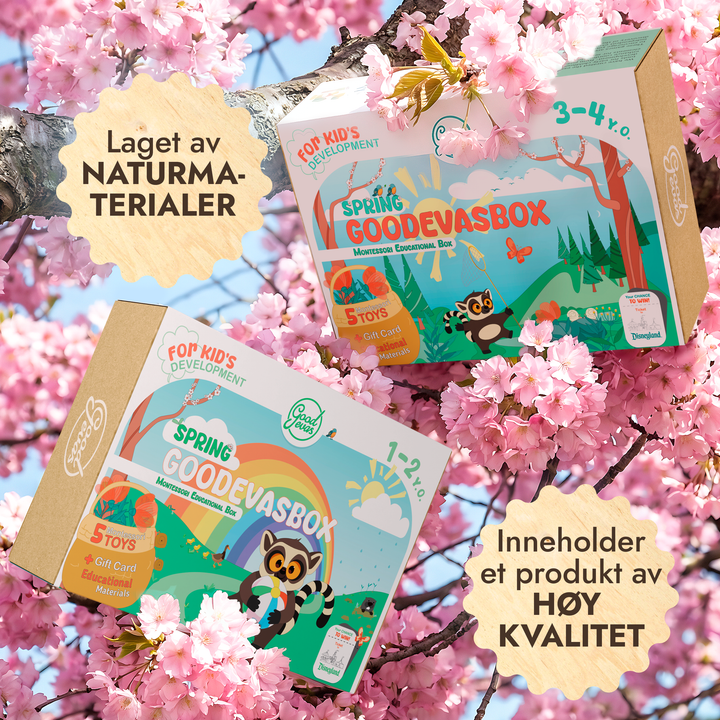 Vårpakke med leker (3–4 år) — GoodevasBox