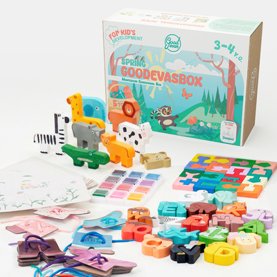 Vårpakke med leker (3–4 år) — GoodevasBox