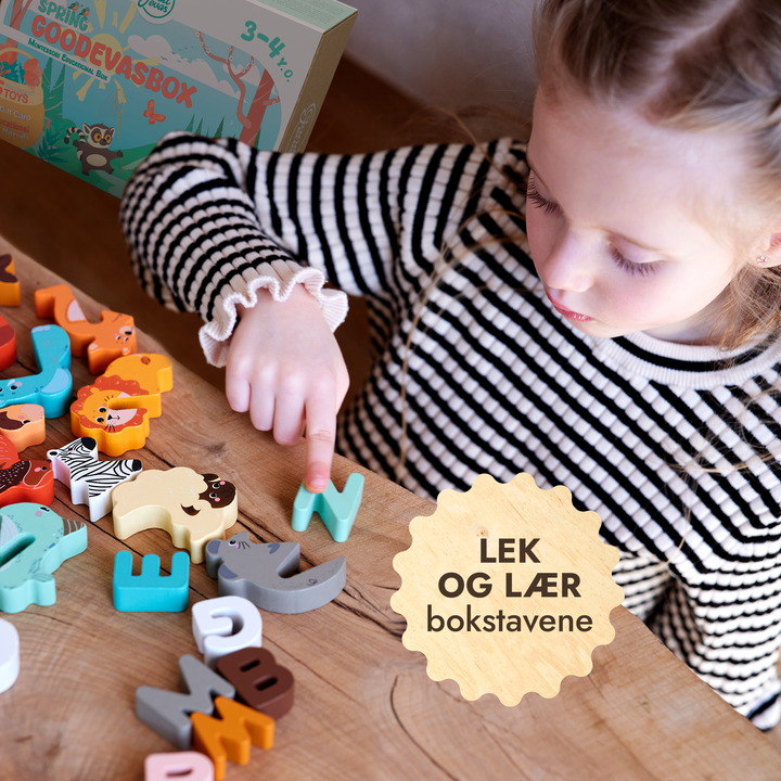 Vårpakke med leker (3–4 år) — GoodevasBox