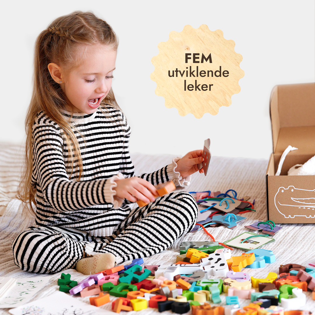 Vårpakke med leker (3–4 år) — GoodevasBox